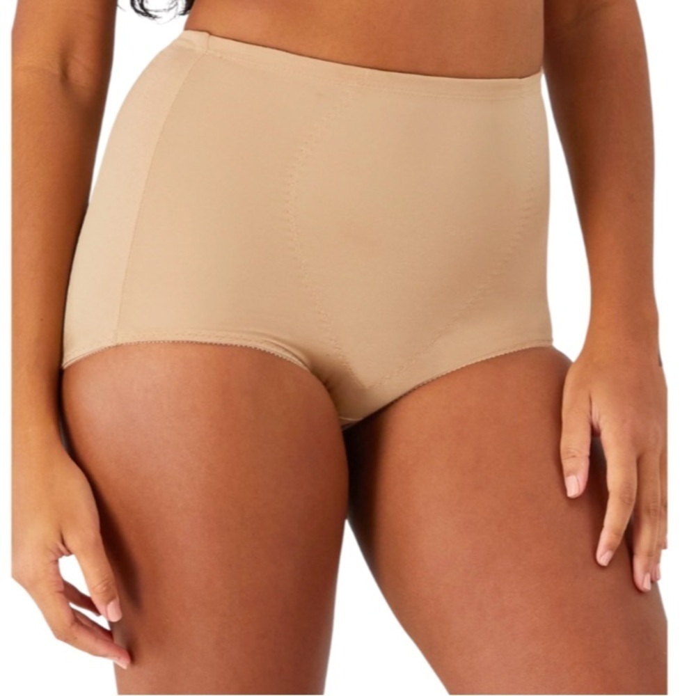 Bali Tummy Solutions Set of 2 Shaping Briefs Nude Large